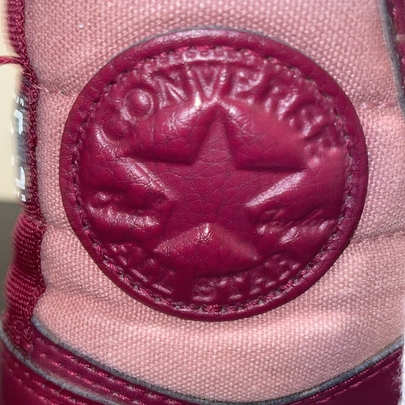 Converse Women's Berkshire Hi Top Dark Beetroot/Saddle/Egret A00914C. Size 7 - Picture 15 of 15